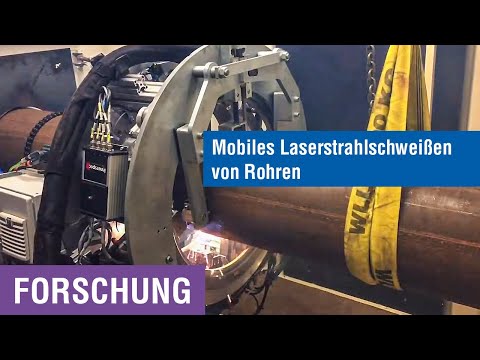 Mobiles Laserstrahlschweißen von Rohren | Laserorbitalschweißen | SLV Halle GmbH