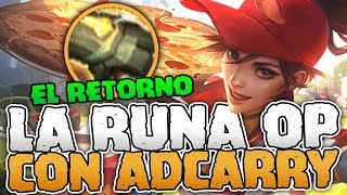 ¡ESTO LO NERFEAN SEGURO! - ¿¡LA RUNA MAS OP CON ADCS!? | SIVIR REPARTIDORA DE PIZZAS SKIN PBE