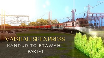 VAISHALI SF EXPRESS PART-1 #msts #indianrailways #viral #viralvideo #railway #openrails #reshade