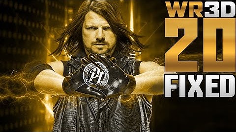 WR3D 20 FIXED ANDROID VERSION | CAREER MODE 100% FIXED (BY MIKE BAIL)