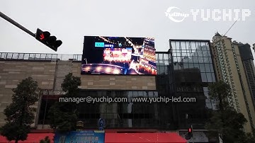 YUCHIP P16 Outdoor LED Display In Foshan of China