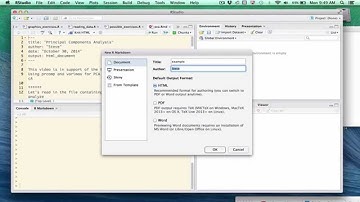 Reproducibe Research Documents with RStudio and knitr
