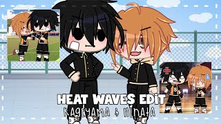 [Haikyuu!!] Heat Waves Edit | Kageyama & Hinata | Gacha Club