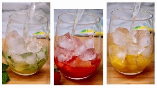 3 Boissons Rafraîchissantes🍋 pour Apaiser la Chaleur d'Été☀️‼️Boisons Faciles pour tous les jours😋