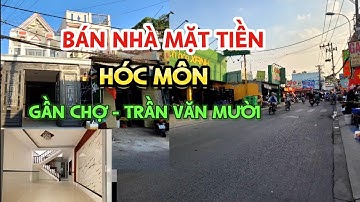 Nhà mặt tiền Hóc Môn dt lớn 5x25m 4pn giá rẻ ,gần chợ chữ S, ngã tư giếng nước nhà xã Xuân Thới Sơn