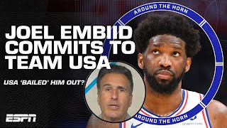 Frank Isola BLASTS Joel Embiid for joining Team USA in 'the spirit of competition' | Around The Horn