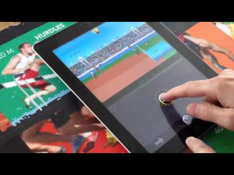 Retro Decathlon 2012 for iPhone, iPad and iPod Touch (In-Game Footage from iPad)