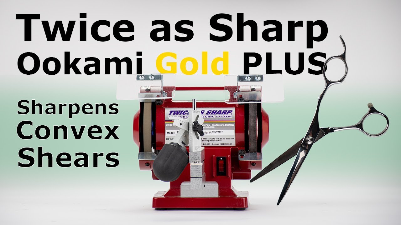 Wolff OGC-TAS Twice As Sharp Ookami Gold Scissor Shear Sharpener - New Low  Price! at
