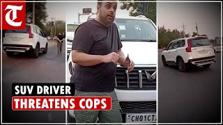 SUV driver violates law, threatens Chandigarh traffic cops; video goes viral