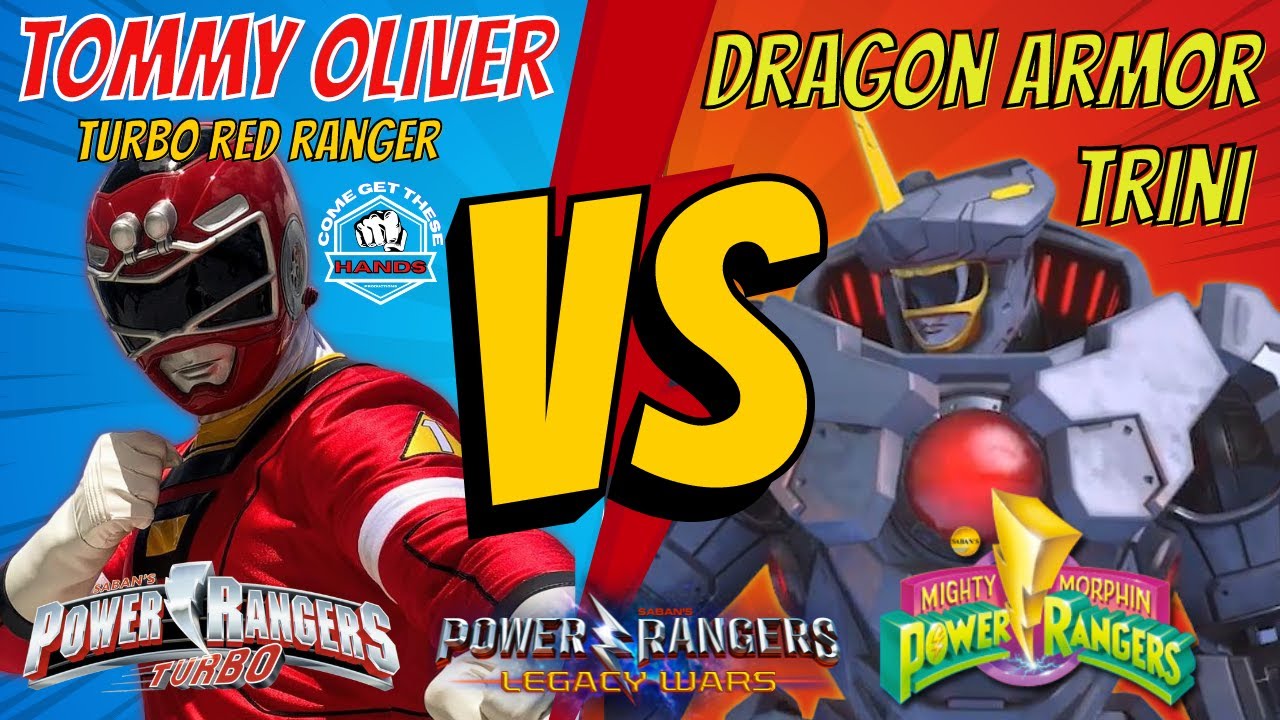 Power Rangers Legacy Wars | Turbo Red Tommy Oliver Vs Dragon Armor ...