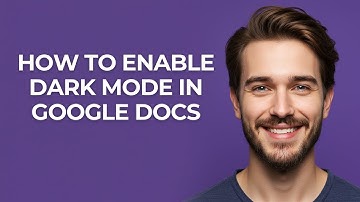 How To Enable Dark Mode In Google Docs - GUIDE!