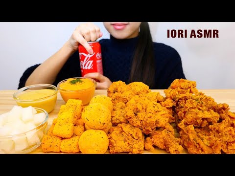 【ASMR /咀嚼音】サクサクチキン CRISPY FRIED CHICKEN 뿌링클 치킨 【Eating Sounds】