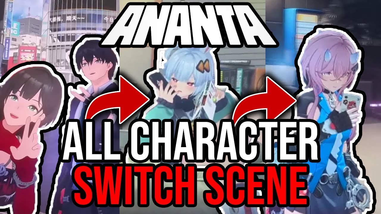 All Character Switch Scenes - Ananta TGS Demo