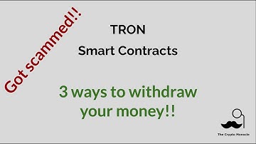 How to withdraw your investment from any Smart Contract | TRON DeFi