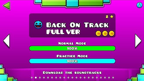 Back On Track Full Version by HoaproxGD (Me) | Geometry Dash 2.11