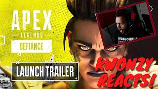 Kwonzy Reacts! | Apex Legends Defiance Launch Trailer