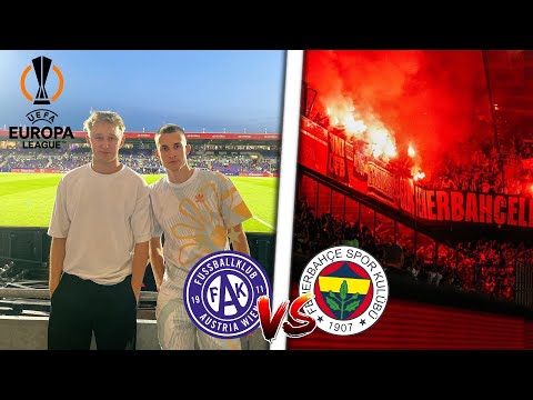 DAS GEFÄHRLICHSTE FUSSBALLSPIEL BEI DEM WIR JE WAREN! 🤯 ( Austria Wien 🇦🇹 vs Fenerbahce 🇹🇷 )