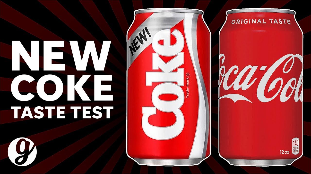 Tasting New Coke Vs Classic Coca Cola GRATEFUL YouTube