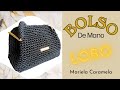 "Cómo Hacer un BOLSO "LOBO" de Ganchillo FÁCIL 👜 (Tutorial Paso a Paso) | Clutch con Cierre Oculto"