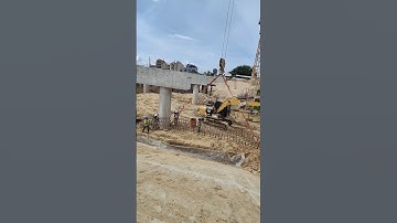 Tower crane lift reinforcement bar of key beam slope protection