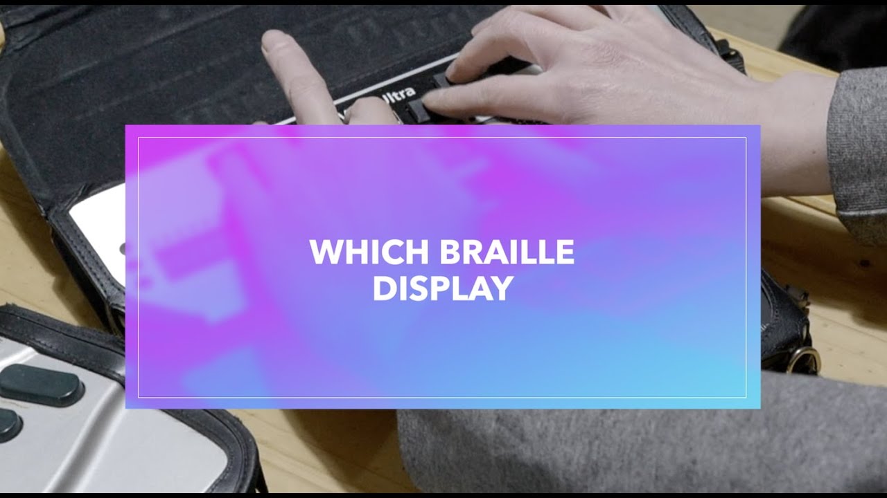 Braille Displays and NoteTakers WHICH ONE AND HOW TO FUND IT YouTube