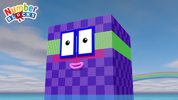 Looking for Numberblocks Cube BIGGEST 648.000 is Numberblokcs GIANT Number Pattern