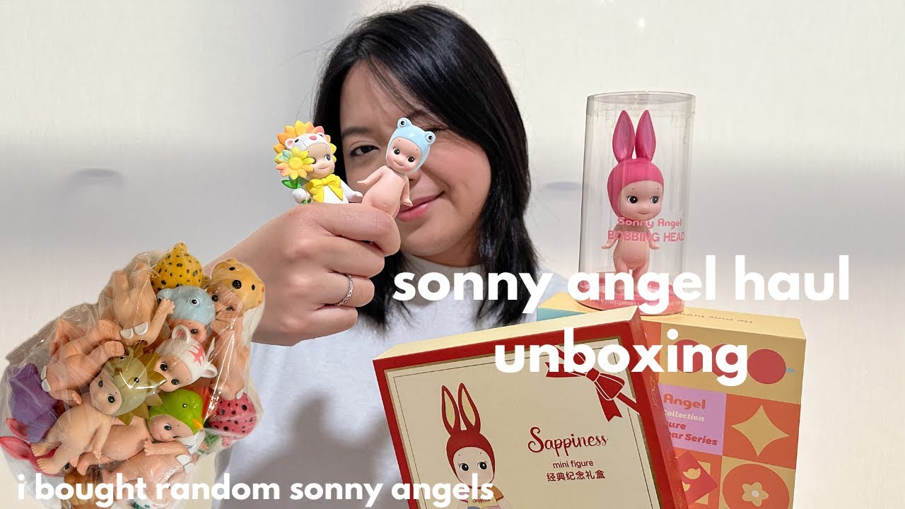 sonny angel haul unboxing 👼🏻 ⋆｡°•🪽 part 1 (retirement haul