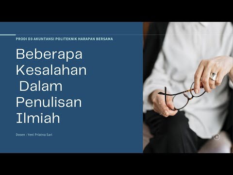 Video: Apa arti ilmiah dari kesalahan?