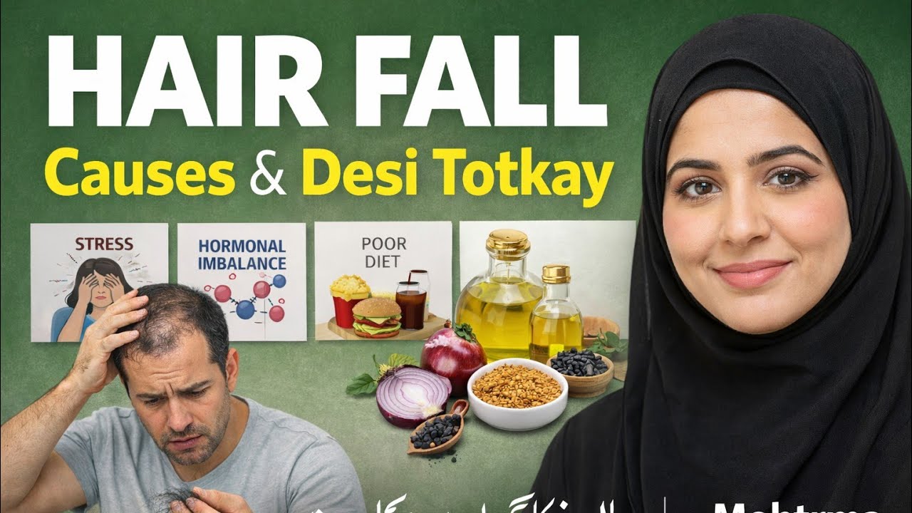 Hair Fall Causes & Desi Totkay | Baalon Ka Girna Kyun Hota Hai? | Live with Mohtrma Mifrah Sahiba