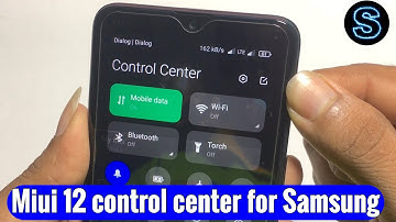 Miui 12 control centre on any android phone how to install without root