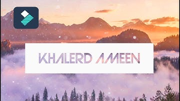Filmora (PARALLAX INTRO) Tutorial :How To Edit WIth Filmora.