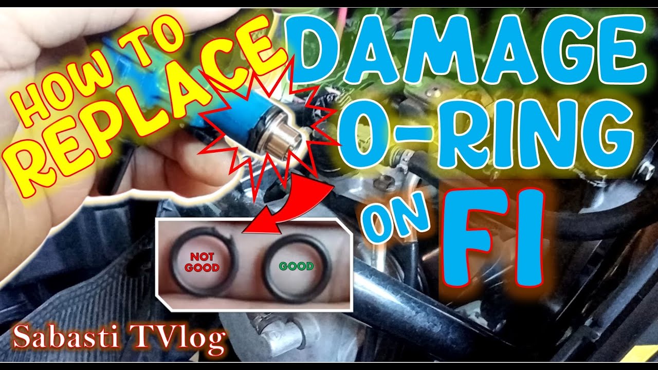 HOW TO REPLACE DAMAGE 0RING ON FUEL INJECTOR MIO I 125 YouTube