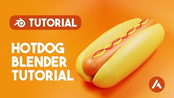 Blender Tutorial - Create a Hotdog in Blender