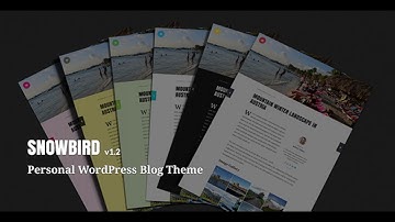 Snowbird - Personal WordPress Blog Theme | Themeforest Website Templates and Themes