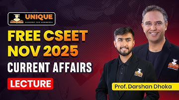 CSEET ONLINE CLASSES | CURRENT AFFAIRS LECTURE  4 | CSEET NOV 2025