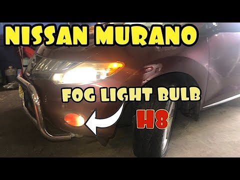 How to replace Fog Light Bulb on 2011 Nissan Murano