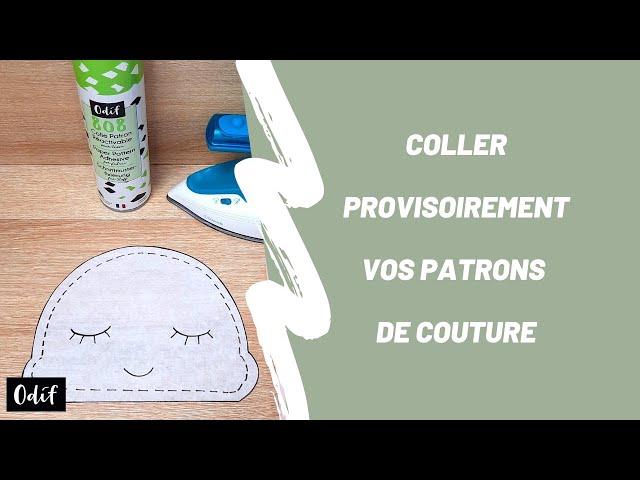 [Tuto Produit] Comment utiliser la colle réactivable pour patrons 808 Odif