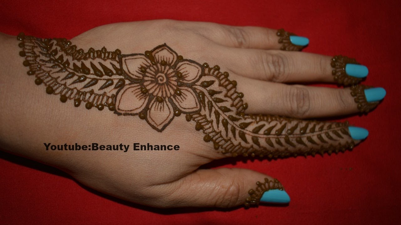 Easy Diy Simple Beautiful Henna Mehndi Designs Tutorials Matroj