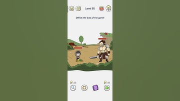 Brain out 2 Level 85 Puzzle solved 👍 Defeat the boss of the Game! #braintestsolution #gaming #braing