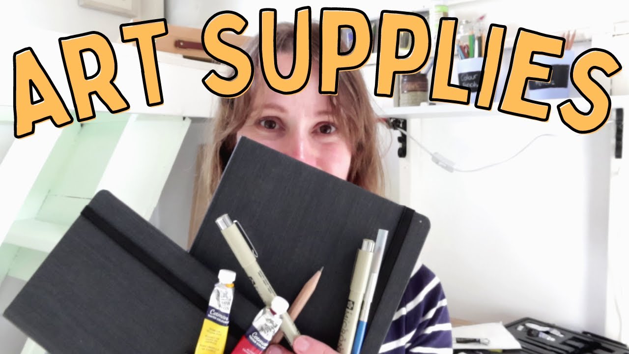 Simple Art Supplies That I Always Use For My Watercolour Paintings 🖌️
