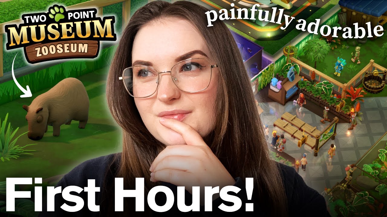 🐯Playing Two Point Museum Zooseum DLC! (spoiler its so cute) - YouTube