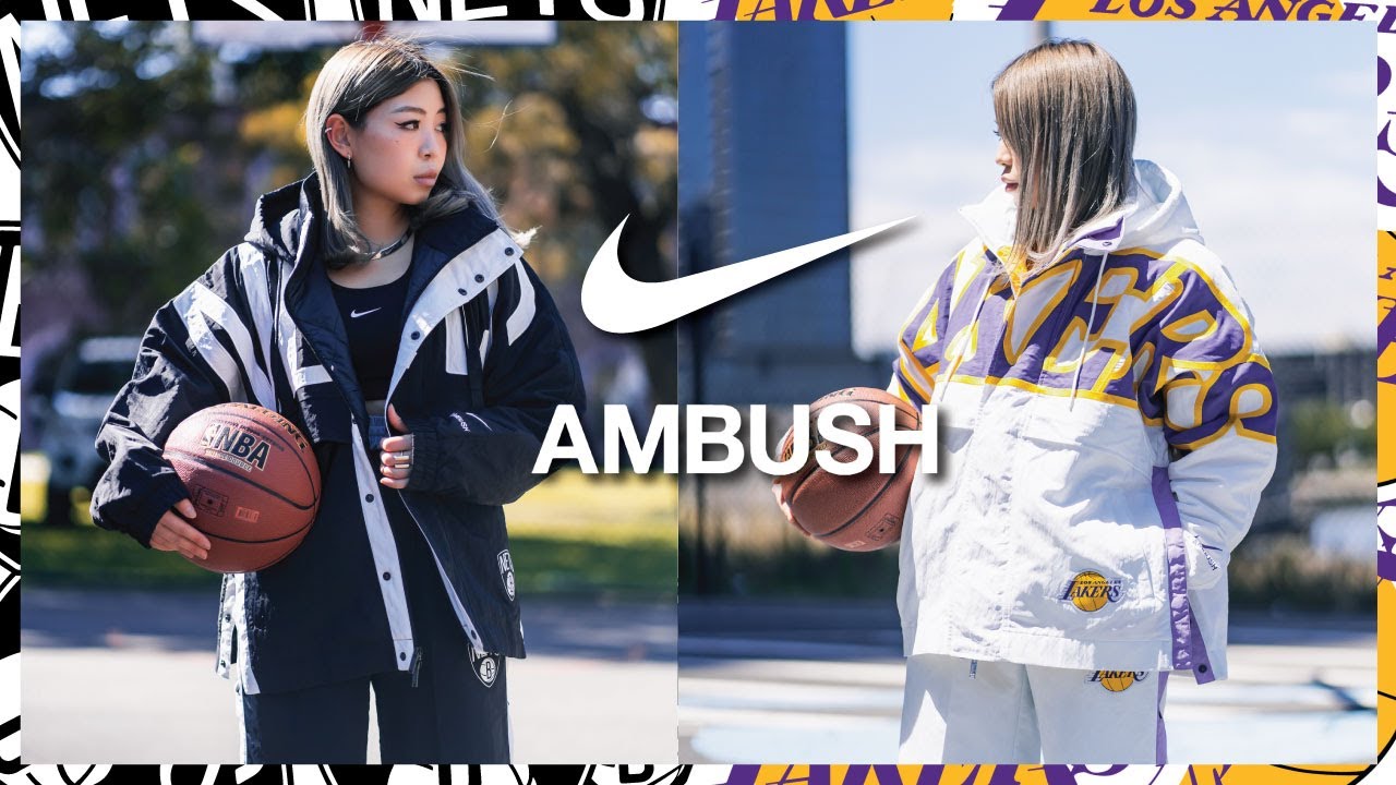 Nike x AMBUSH Womens Tearaway Pants Basketball Nets Black DB8589 010 - SIZE  L