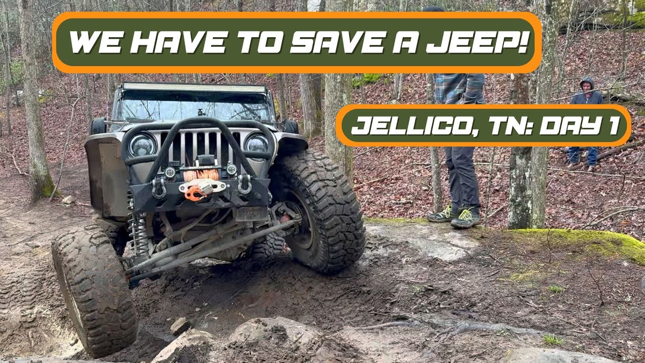 Rain, Fog and Trail Repairs!: Offroading in Jellico, TN Day 1