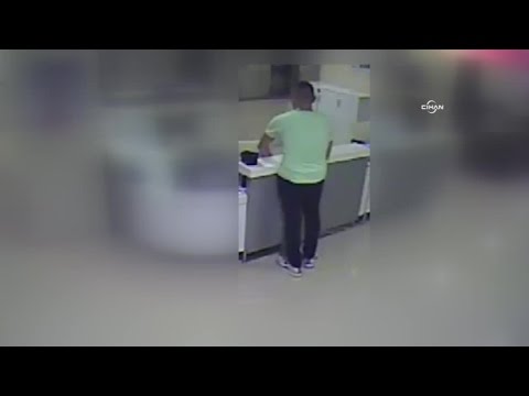 Hastanedeki Hırsızlık Anı Saniye Saniye Görüntülendi