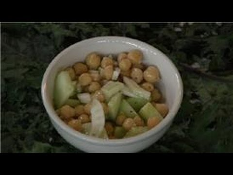 Bean Salads : A Greek Garbanzo Bean Salad