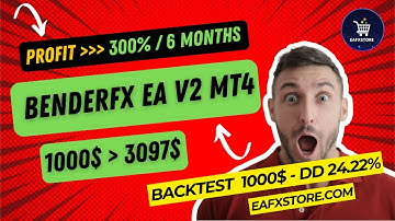 Backtest EA | BenderFX EA V2 MT4 Review | FX STORE EA