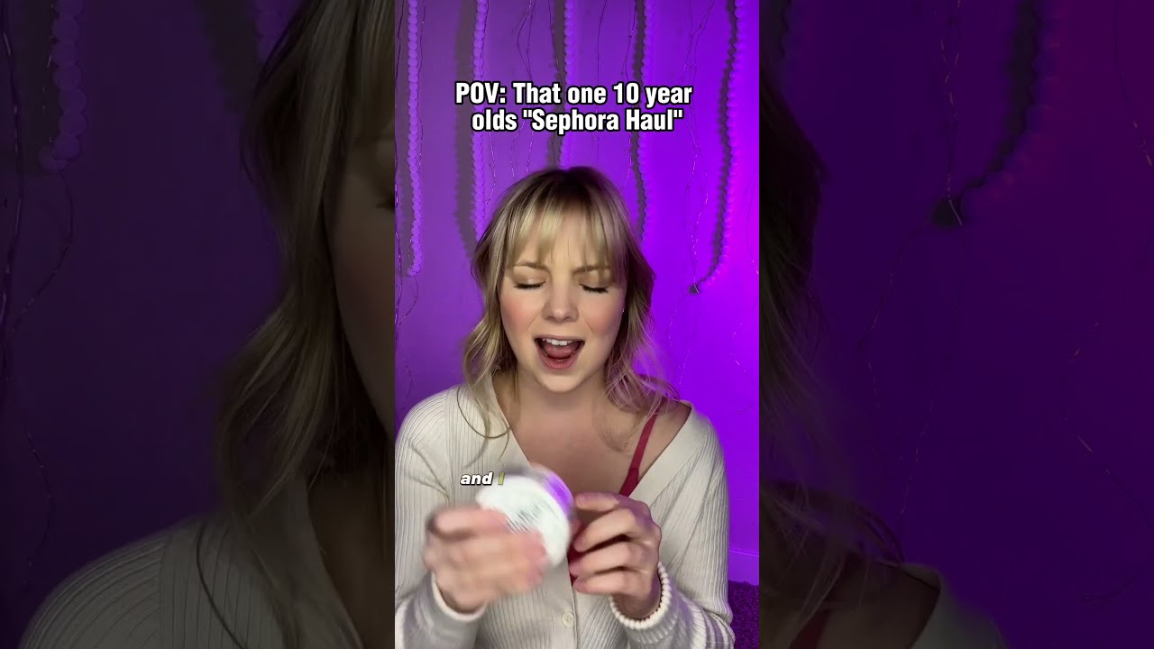  Pov That One 10 Year Olds Sephora Haul PART 3