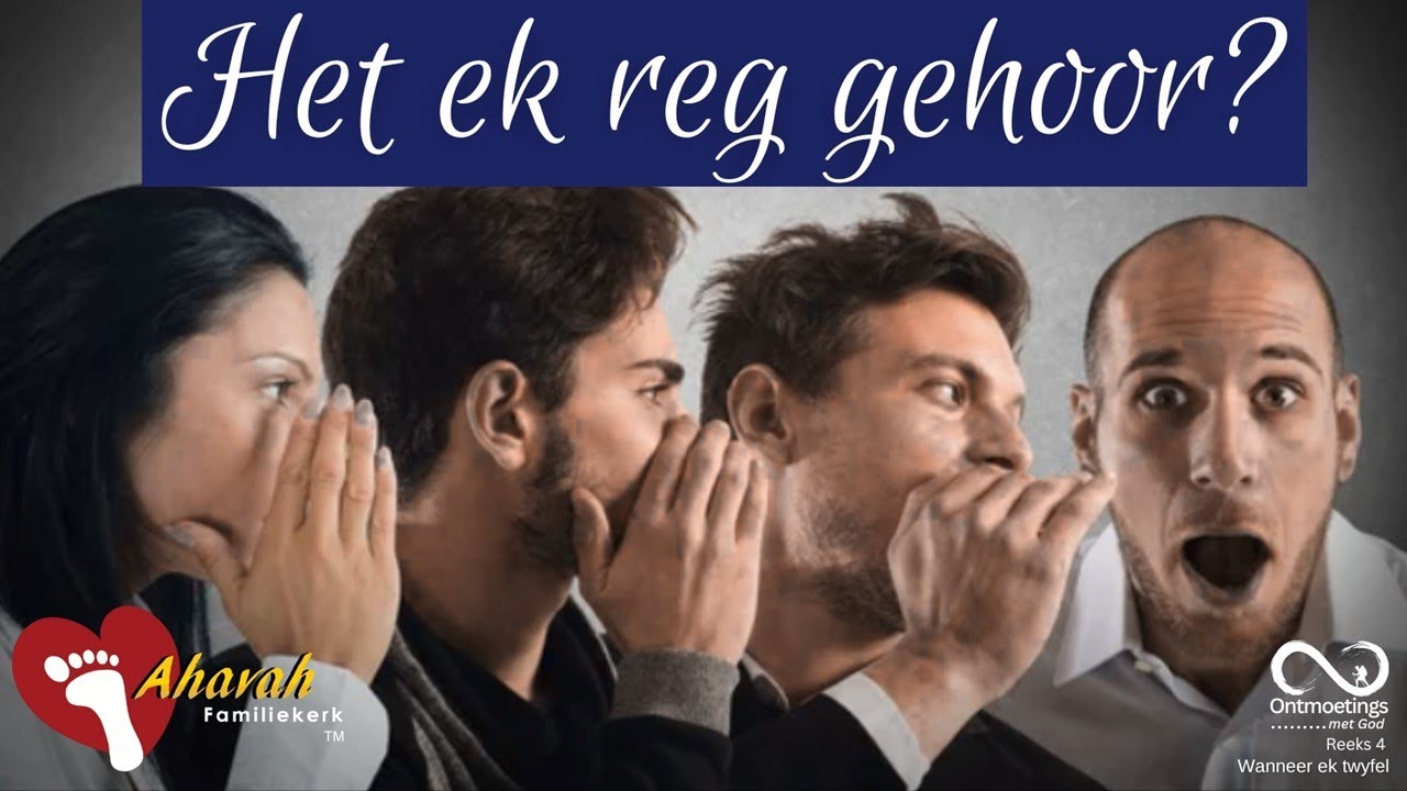 Het ek reg gehoor?