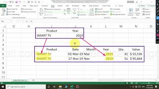 Copy data to location | Data analysis techniques in excel