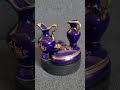 A set of miniature Limoges porcelain
